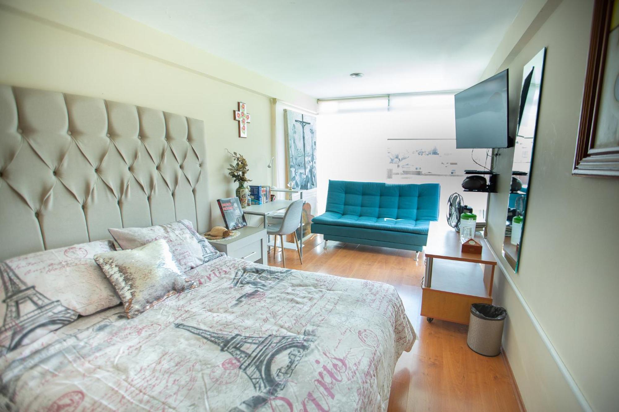 Habitacion Matrimonial Con Cama Y Sofa Para Cuatro Personas Tlaxcalancingo Exterior foto